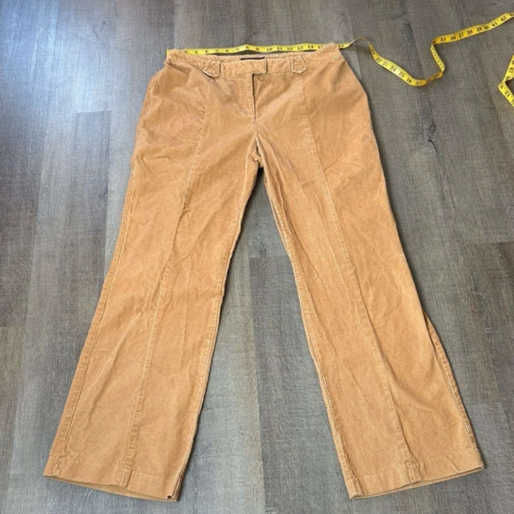 Wide Leg Corduroy Jeans - Tan